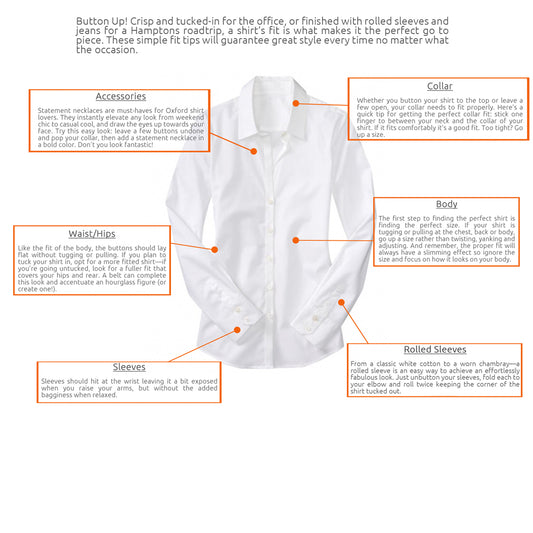 FIT & FLATTERY: PLUS SIZE BUTTON DOWN